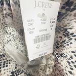 J. Crew Jamie Snake Skin Print Pull On Ankle Pants NWT size 8 White Photo 8