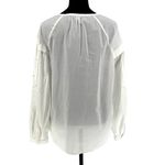 Rails  Womens Dari Cotton Dropped Shoulders Eyelet Blouse Beach White Small‎ NWOT Photo 9