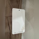 Fig and Flower. Floral Embroidered Brown Dress 💖🌸💐
*NEW WITH TAGS 🏷️ Tan Size L Photo 2