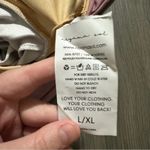 Niyama Sol Long Sleeve Knotty Bra Crop Top in Rose Petal Size L/XL Pink Size L Photo 4