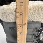 Sorel  Carnival Waterproof Insulated Boot Quarry/Black Shearling Lined Size 7.5 Photo 9