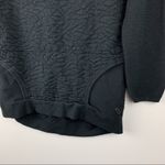 CALIA by Carrie Underwood Textured Crew Sweatshirt Black Photo 3