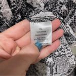 Hippie Rose  Button Down Snake Print Top Button Down Gray Women’s Size XL Photo 8