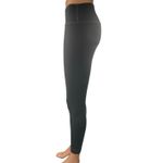 Set Active Womens Dark Gray Mid Rise Yoga Workout Athletic Leggings Pants Size M Photo 1