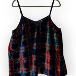 Torrid Velvet Holiday Tartan Plaid Cami Tank Top Festive Christmas Party 1X Photo 0