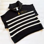 Star Wars  May The Force Be With You Black and White Striped Women's Sweater sz M Photo 1