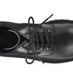 White Mountain Boots Shayne Black Quilted Lace Up Combat Booties size 9.5 Photo 3