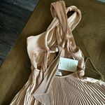 ALC Frank A.L.C. Athena II Halter Satin Pleated Dress, Size 2, BRAND NEW, $695 Photo 8