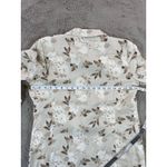 Joie NWT  Floral Linen Blend Blazer Neutral Tan White‎ Botanical Jacket Size M Photo 7