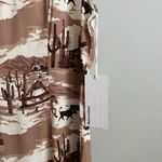 Reformation NEW  Noha Mini Dress in Ranchera Western Print Size 8 Photo 4