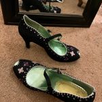 Sam Edelman  Black SE Boutique Faux Suede Peep Toe Mary Jane Heels Womens 9 1/2 Photo 12