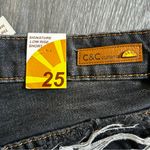 C&C California  Women's Signature Low Rise  Distressed Black Jean Shorts Size 25 Photo 5