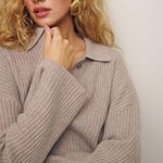 Reformation Fantino Cashmere Collared Cardigan Photo 5