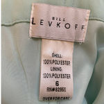 Bill Levkoff Gown Formal Maxi Bridesmaid Corset Back Draped Sleeveless Mint 6 Photo 7