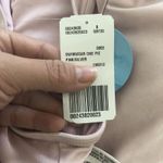 Forever 21 Get Salty One Piece Swimsuit NEW FOREVER 21 UPF 50+ Medium Pink Silver Mesh Photo 7