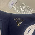 Lilly Pulitzer  Brewster T-Shirt Dress True Navy 100% Pima Cotton Size Medium Photo 5