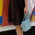 Urban Outfitters blue bead bag Photo 8