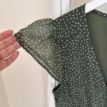 BP Smocked Waist Chiffon Mini Dress Green Sz XS Photo 4