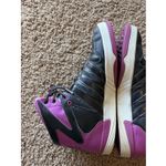 Adidas  Originals Court G98571 Purple/Black High Top Retro Sneaker Shoe Women 8.5 Photo 4