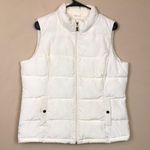 Charter Club Women's White Outdoor Puffer Vest Photo 0