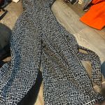 Calvin Klein  black and white patterned Jumpsuit size 6 Photo 2