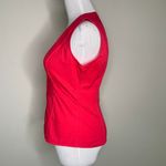 Moda Y2K Fitted Red Pink Shell Top Sz Small Stretch Photo 2