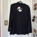 Vintage patchwork Christmas designs mockneck Black Size L Photo 4