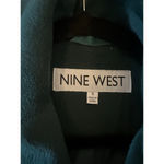 Nine West  Women's Double Breasted Faux Wool Coat - Green Photo 5
