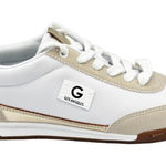 Guess GBG Los Angeles White and Gold Casual Sneakers. Size 8M Photo 0
