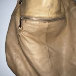 Kenar  Tan Woven Leather Hobo Bag Photo 9
