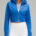 Lululemon athletica Royal Blue Cropped Hoodie Photo 0