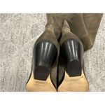 Isabel Marant  Denvee Suede Western Knee High Tall Boots Khaki EU 35 Photo 5