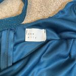 Dee Elly  Teal Sparkly Sleeveless Party Mini Dress Women Size XS Photo 4