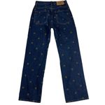 BDG Urban Outfitters Cowboy Jean Dark Wash Mid Rise Embroidery Horseshoe Size 25 Photo 7