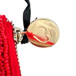 Kate Spade  Beaded Pouch "Going To Target" Red White NWT 8" X 6" Wristlet Photo 5