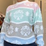 Vintage 80s/90s Sparkly Pastel Sweater Multiple Size M Photo 0