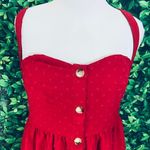 Red casual cute holidays dress plus size 0XL Red Photo 9