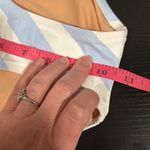 J.Crew  blue and white striped hipster full coverage swim bottom SZ XXL Photo 4