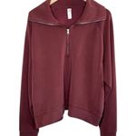 Spanx AirEssentials Half-Zip Pullover Sweatshirt Chocolate Brown Size 2X Photo 0