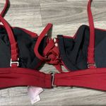 Victoria's Secret Victoria’s Secret Maroon Red Swim Top; 34B Photo 6