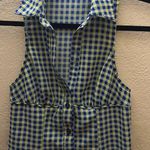 Urban Outfitters Tia Blue Gingham Mini Tennis Dress XS Photo 0