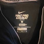 Nike  Pro Combat Fitted Dri-FIT Training Top Athletic Shirt Black‎ M Photo 3