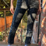 Marc by Marc Jacobs Vintage Jeans Black Denim Paint Splatter Distressed 25 Y2K Photo 0