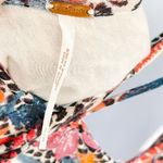 Free People  Josie Deep V Neck Leopard Cheetah Floral Print Open Back Mini Dress Photo 8