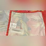 Loft  Pink and Blue Knee-Length Pencil Skirt tropical print pink birds size 12 Photo 7