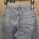 💕SLVRLAKE💕 London Crop Jeans Straight Leg High Waisted ~ Blue 24 NWOT Photo 7