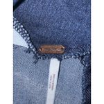 Free People Livin it Up Mini Skirt Women 6 Back Zip Short Dark Wash Denim Photo 6