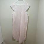 Barbizon Vintage Pink Nightgown Lace Trim Sleeveless Lingerie Sleepwear Large Photo 3