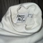 Princess Polly | 90s Y2K Nicola Long Sleeve Ruffled Mock Neckline White Crop Top Photo 3