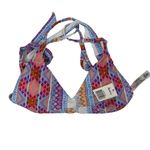 Raisin's  Bikini Top Swim Seashells Bra Tie Top Beach Surf Pool NWT Size Medium Photo 2